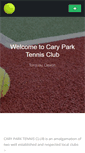 Mobile Screenshot of caryparktennis.co.uk